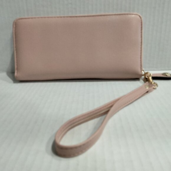 Marc New York Andrew Marc Leather Wallet, Pink Wristlet, NWT - Picture 8 of 9